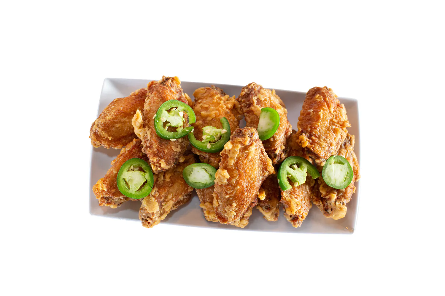 Jalapeño Crusted Chicken Wings at Hanoi Chicken Noodle, Vietnamese Restaurant in San Leandro