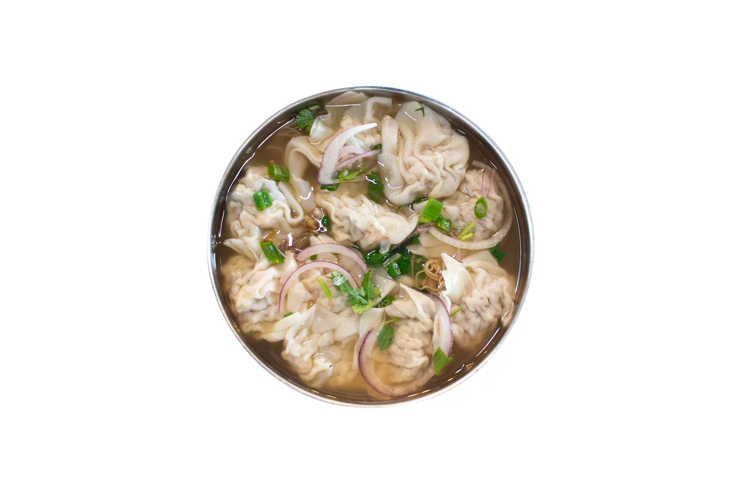 Wonton Soup at Hanoi Chicken Noodle, Vietnamese Restaurant in San Leandro